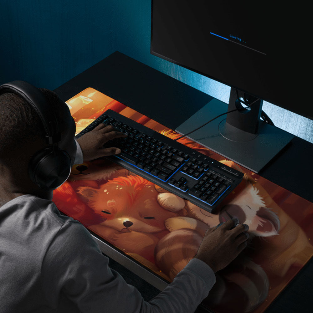 A charming depicting cartoon animals Gaming Mouse Pad