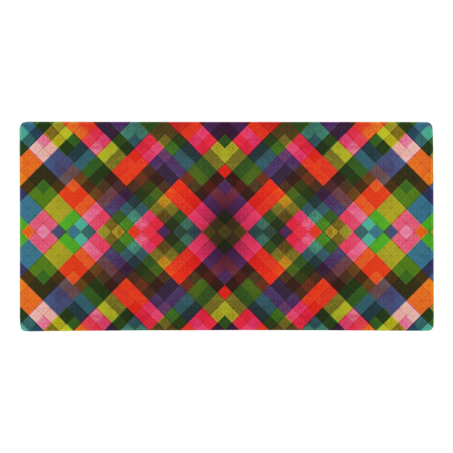 Banig Mosaic Pattern Glass Color Gaming Mouse Pad