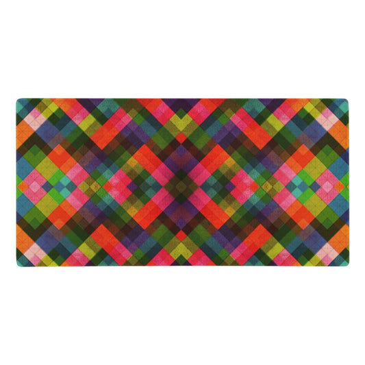 Banig Mosaic Pattern Glass Color Gaming Mouse Pad