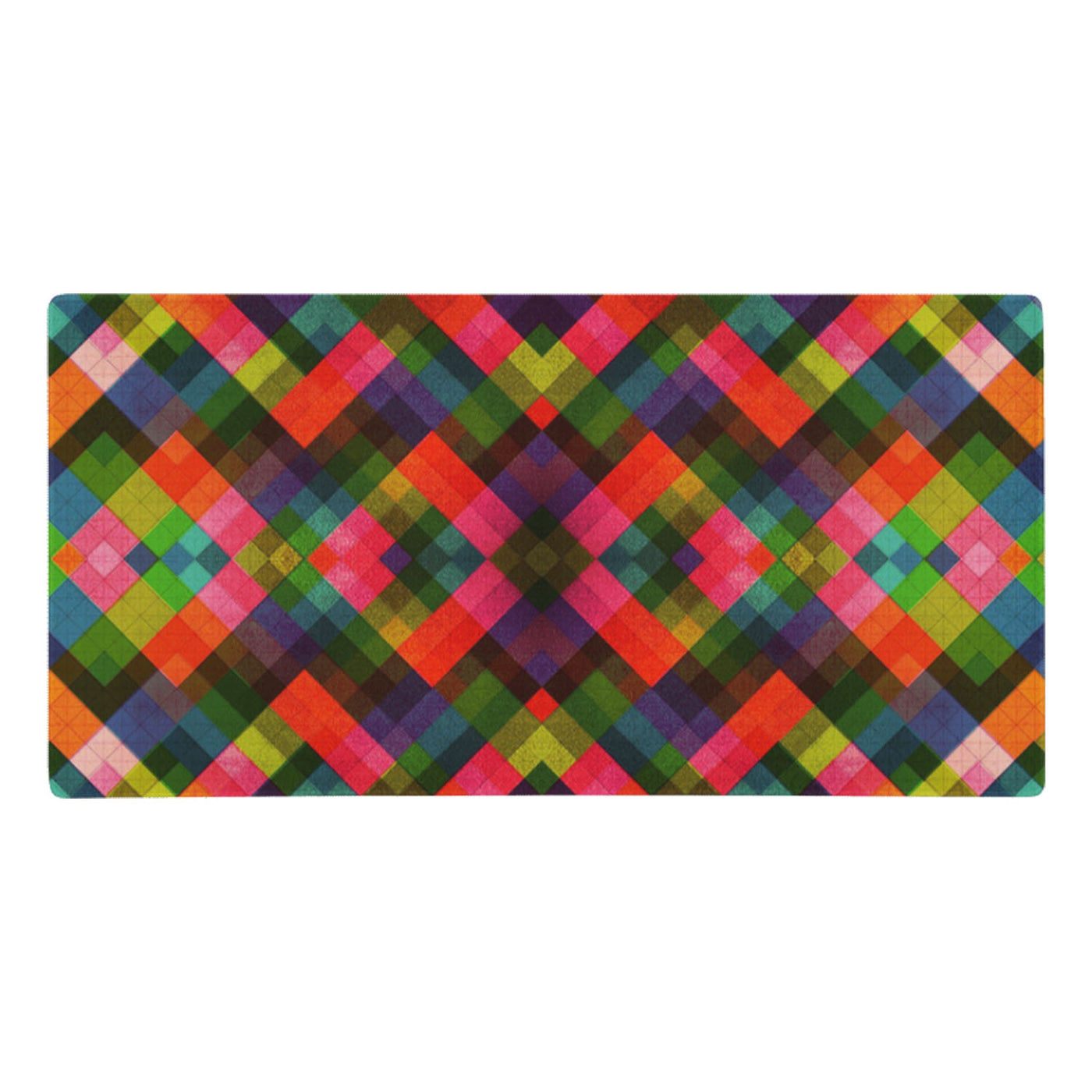 Banig Mosaic Pattern Glass Color Gaming Mouse Pad