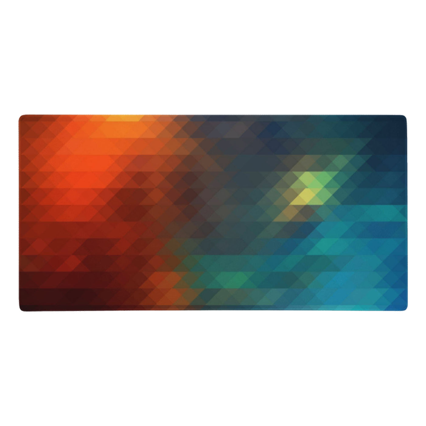 Blurry Mosaic Pattern Glass Color Gaming Mouse Pad